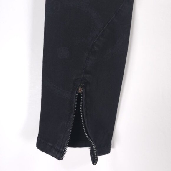 ALL SAINTS SPITALFIELDS BRODIE LOW RISE CROPPED SKINNY Jeans Zip Hem‎ Size W28 - Picture 11 of 16